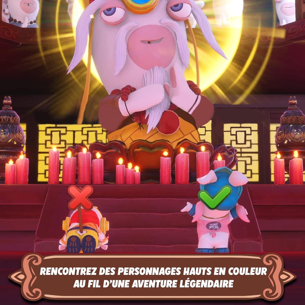 LES LAPINS CRETINS, PARTY OF LEGENDS SWITCH