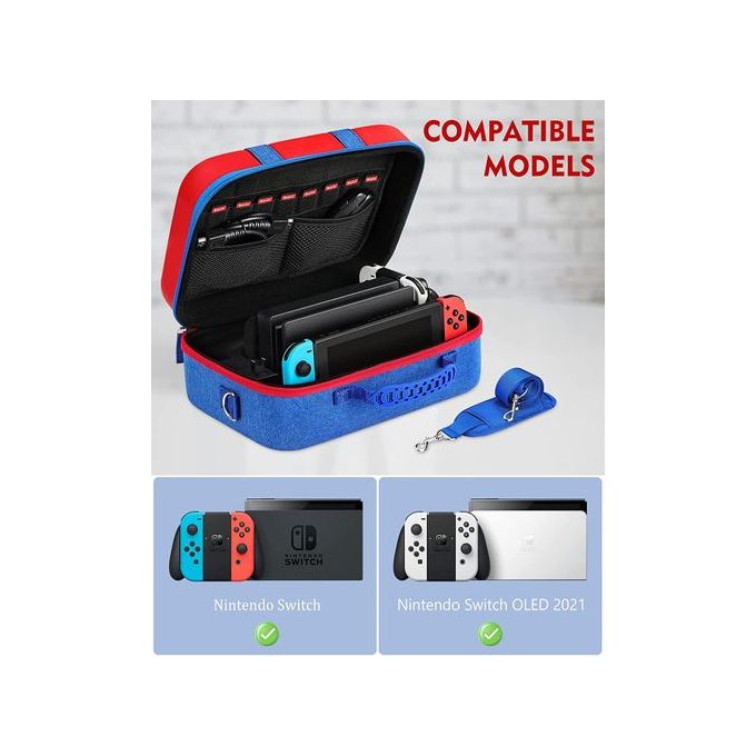 MoKo Étui Compatible avec Nintendo Switch/Switch OLED 2021