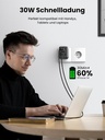 UGREEN Adaptateur de prise 30 W avec USB C GaN Fast 4-en-1