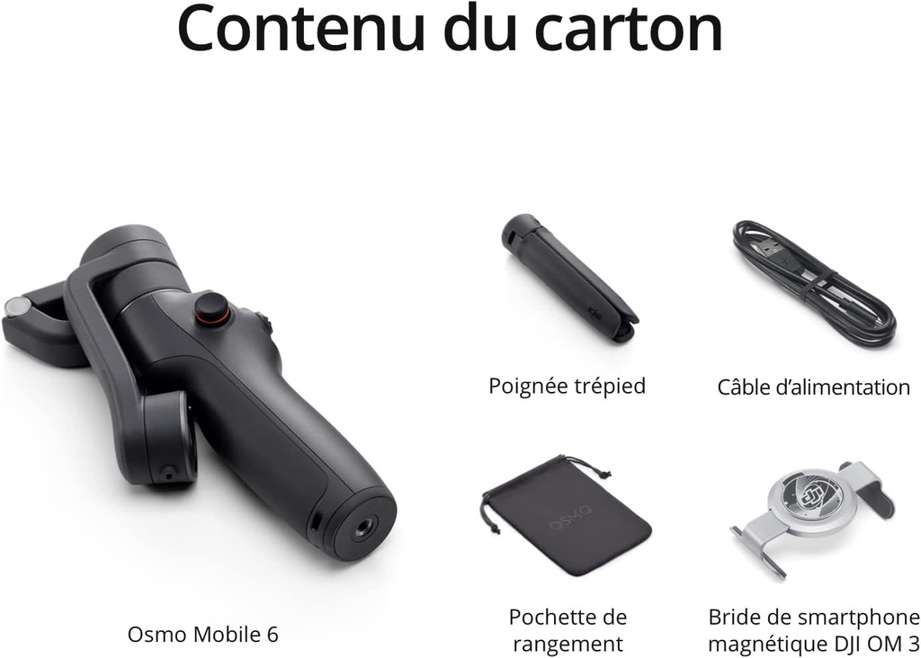 DJI Osmo Mobile 6 Stabilisateur nacelle pour smartphone