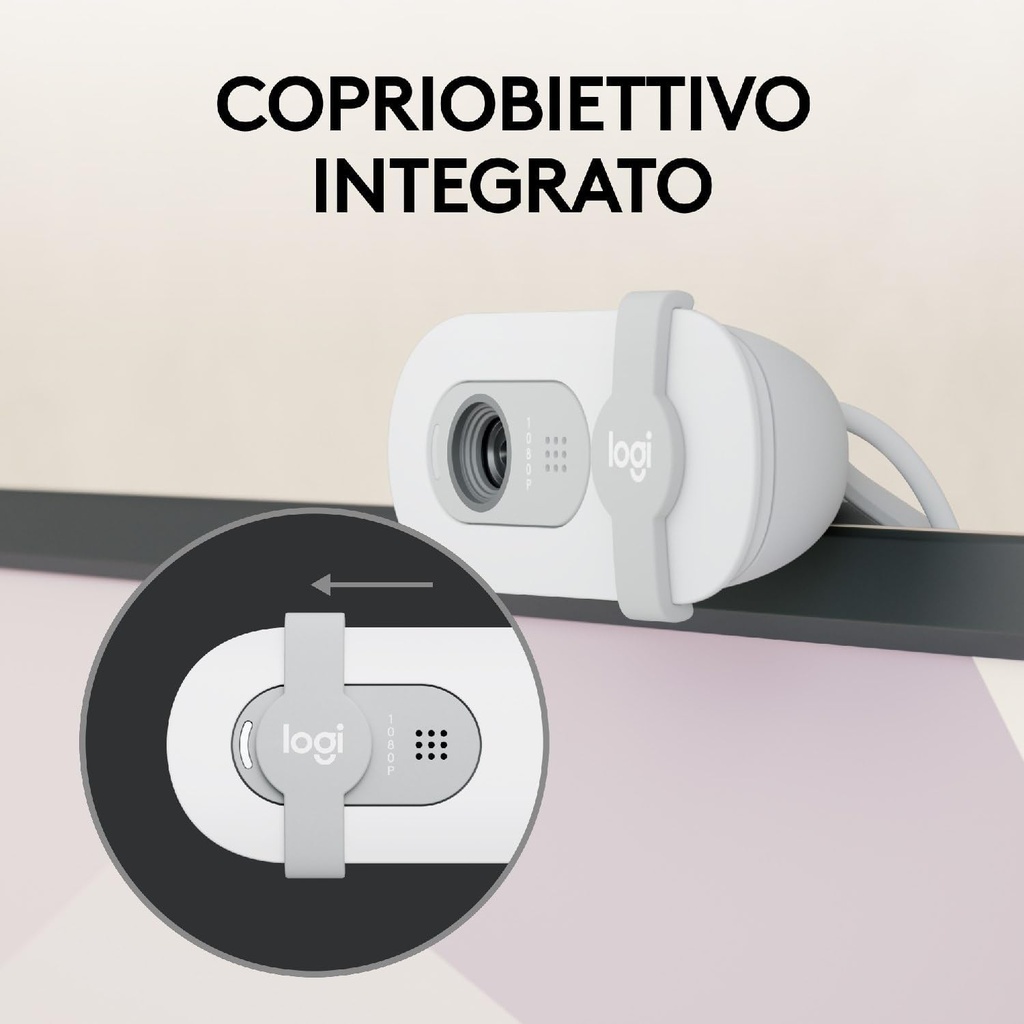 Logitech Brio 100 Full HD pour le divertissement et le streaming