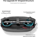 tomtoc Sac à bandoulière pour console Steam Deck & ROG Ally