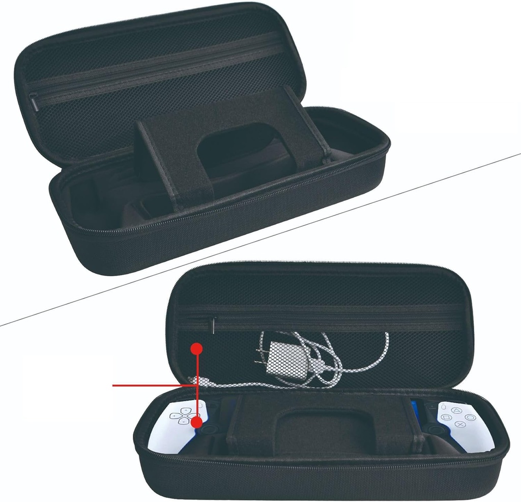 JOYSOG Étui de transport rigide pour console Sony PS5 Playstation Portal 