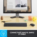 Logitech MK470 Combo Clavier et Souris sans Fil pour Windows