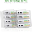 EBL Chargeur de Piles 8 Slots