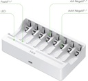 EBL Chargeur de Piles 8 Slots