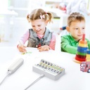 EBL Chargeur de Piles 8 Slots