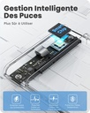 POSUGEAR Boitier Disque dur 2,5", 6Gbps USB C 3.1 Gen 2 TYPE C