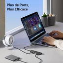 UGREEN Hub USB 3.0 4 Ports Data Hub Ultra Fin Multiport USB 3.0 5Gbps  (15cm)