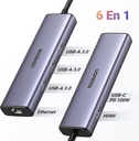 UGREEN Revodok Hub USB C 100W PD Charge Adaptateur 6 en 1 
