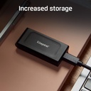 Kingston XS1000 1TB SSD - Disque SSD Externe - USB 3.2 Gen 2 - Portable SSD
