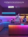 Govee RGBIC 30m Ruban/Bande LED WiFi Bluetooth Multicolore, Contrôlé par APP 