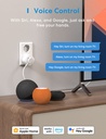 Meross Prise Connectée Compatible avec Apple HomeKit Pack de 2
