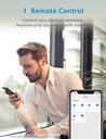 Meross Prise Connectée Compatible avec Apple HomeKit Pack de 2