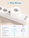 Meross Prise Connectée Compatible avec Apple HomeKit Pack de 2