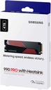 Samsung SSD 990 PRO M.2 PCIe NVMe 4 To avec dissipateur
