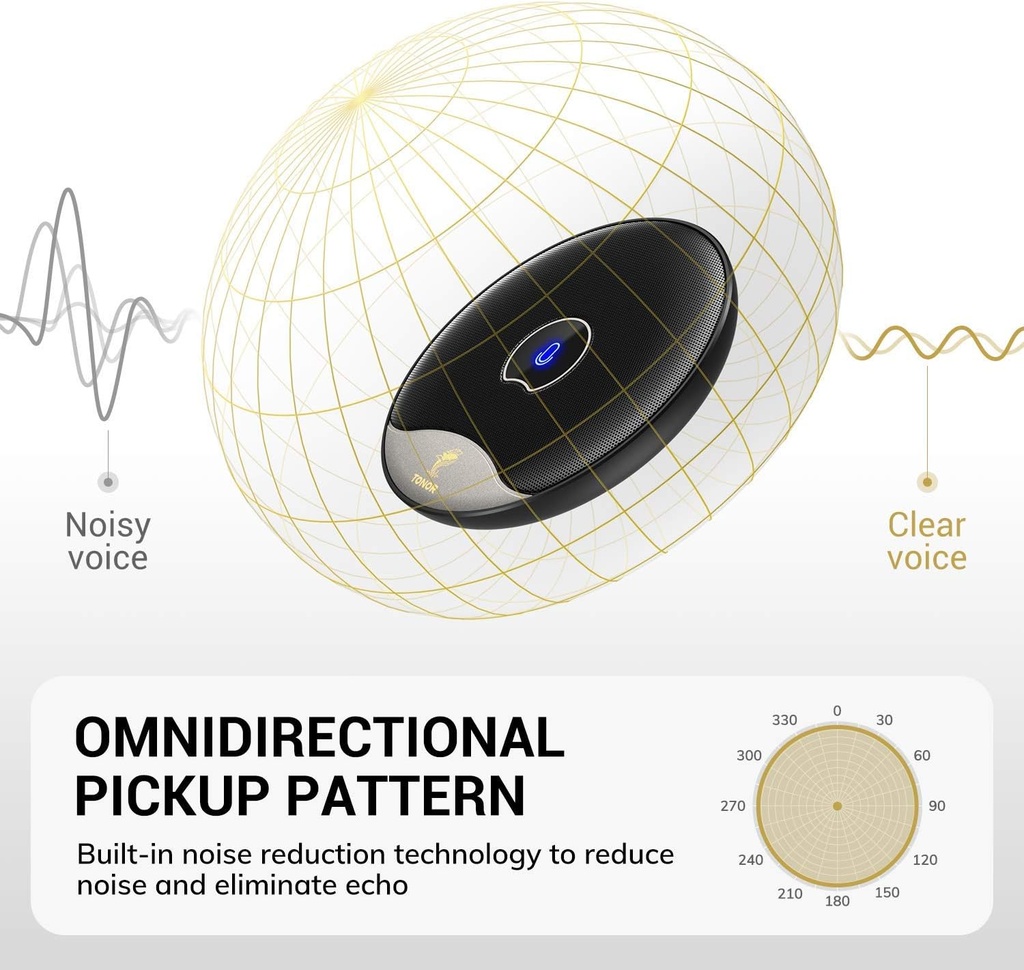 TONOR Microphone USB de Conférence