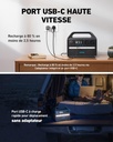 Station électrique portable Anker 535, Générateur Électrique Portable 512Wh avec Batterie LiFePO4, 500W 7 Ports