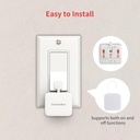 SwitchBot Interrupteur Intelligent Bluetooth - Petit Robot d'Interrupteur avec APP Contrôle et Minuteur Programmable