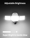 eufy Security Floodlight Cam 2 Pro, Camera Surveillance WiFi Extérieur, Couverture Panoramique et Inclinaison à 360 Degrés, 2K( Étanche)