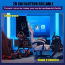 GTPLAYER Support Volant pour G923 G29 G920 T300RST500RS Volant Gaming Retour de Force 
