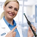 Oral-B Brosse à dents électrique rechargeable  4 4500 CrossAction,3 modes de brossage, 2 têtes, étui de voyage Premium + Dentifrice Oral-B(Adulte)