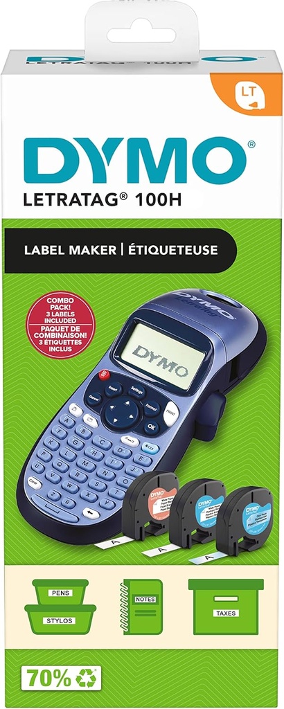 Dymo LetraTag LT-100H Kit de base avec étiqueteuse 