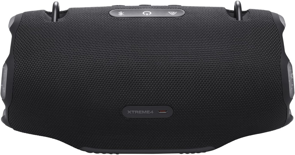 JBL Xtreme 4, Enceinte Portable Bluetooth avec Son Pro, jusqu'à 24h d'autonomie, Recharge Rapide, Étanche Indice IP67, bandoulière Incluse, en Noir