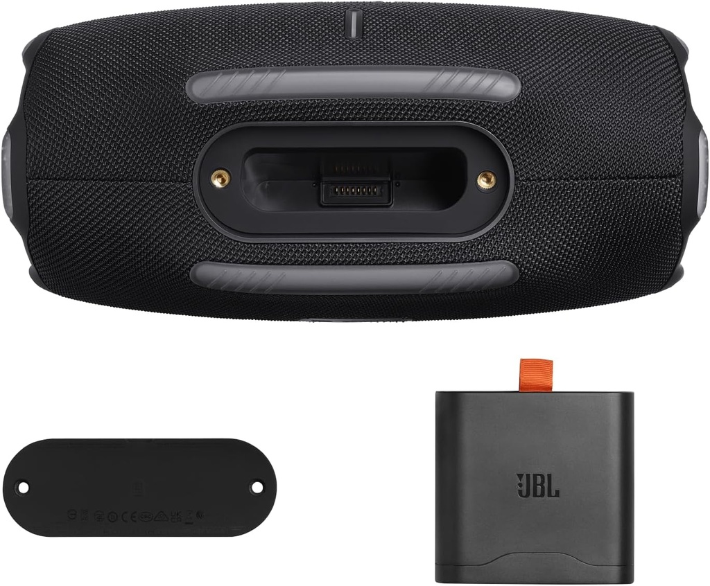 JBL Xtreme 4, Enceinte Portable Bluetooth avec Son Pro, jusqu'à 24h d'autonomie, Recharge Rapide, Étanche Indice IP67, bandoulière Incluse, en Noir