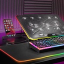 Mars Gaming MNBC13, Base de Refroidissement et Support pour Portable jusqu'à 17 pouces 