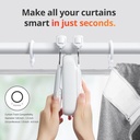 SwitchBot moteur électrique  de Rideau Intelligent - Télécommande Bluetooth (Curtain 3,Rod)