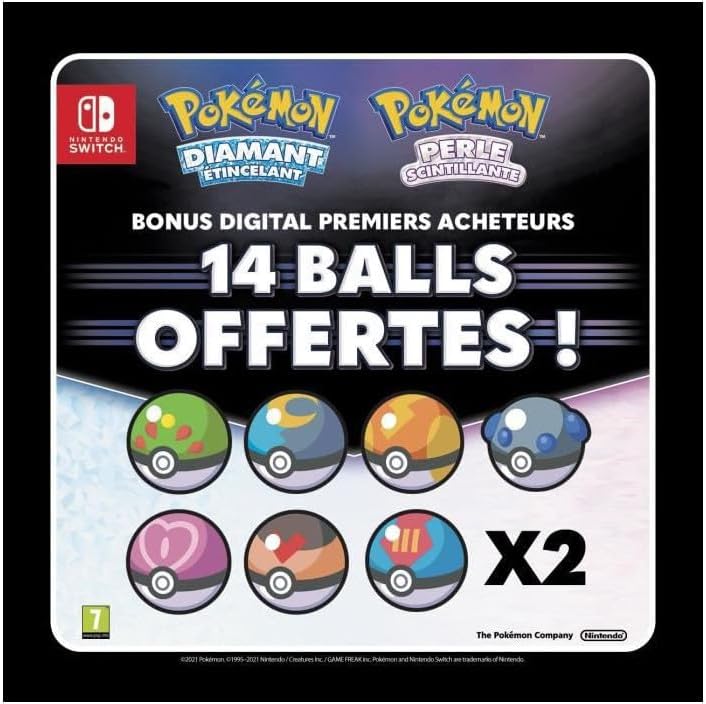 Pokémon Diamant ETINCELANT Switch