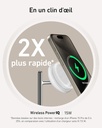 Anker station de recharge MagSafe 3-en-1, 15W pour iPhone
