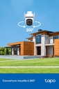 Tapo Caméra Surveillance WiFi extérieur PTZ 4MP C520WS