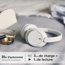 Sony WH-CH720N - Casque Bluetooth sans Fil à réduction de Bruit - Micro intégré -  35 Heures d'autonomie