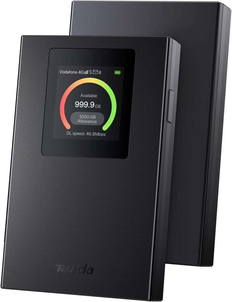 Tenda 4G Routeur Mobile WiFi, Hotspot Portable MiFi, Routeur 4G SIM, WiFi 6 AX300