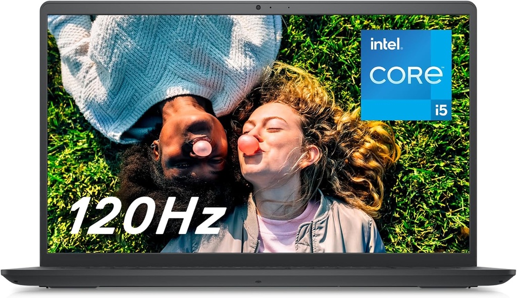Dell Inspiron 15 3520 Ordinateur Portable 15.6 pouces FHD-120 Hz- Intel Core i5 1235U-Intel Iris XE-16Go RAM-512 Go SSD-Windows 11 Home-Clavier AZERTY