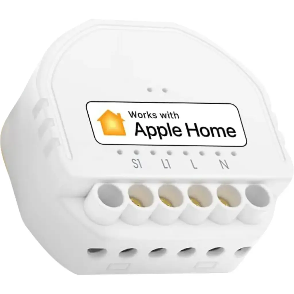 Meross interrupteur connecté WiFi mural intelligent sans fil, 1 gang, compatible Apple Homekit