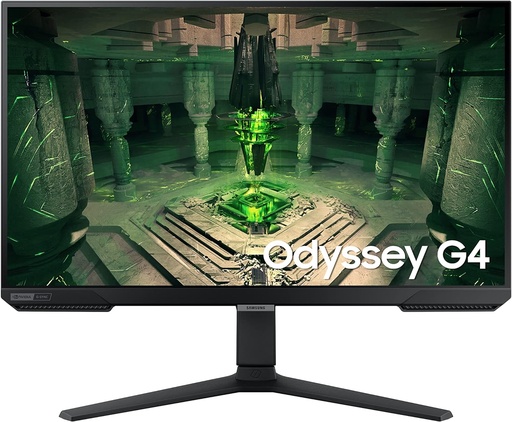 [S27BG400EU] Samsung Odyssey G4 27" Moniteur Gaming-1ms-240Hz-Dalle IPS-FHD 1920x1080 pixels -1000:1-Compatible G-Sync-AMD FreeSync Premium- HDMI 2.0-DisplayPort1.2-Haut-parleur