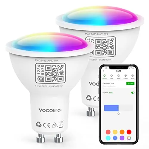 [LB2201] Ampoule intelligente VOCOlinc GU10,Homekit lot de 2