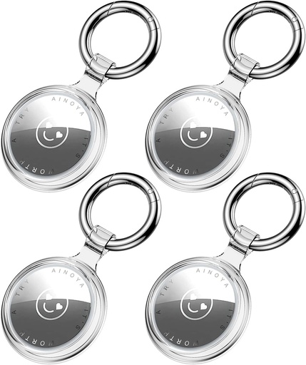 AINOYA 4 pièces étui de Protection pour  Apple AirTags