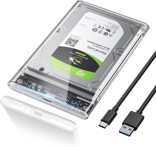 POSUGEAR Boitier Disque dur 2,5", 6Gbps USB C 3.1 Gen 2 TYPE C
