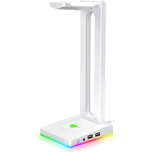 HAVIT Support Casque, RGB Porte Casque avec Hub USB 2 Ports Support Casque Gamer